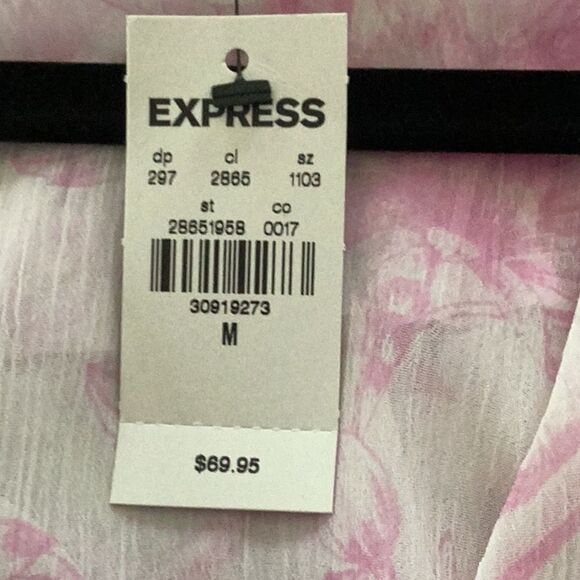 Express Floral Top - Picture 4 of 5